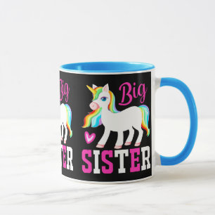 Big Sister Magical Unicorn mit Rainbow Mane & Schw Tasse