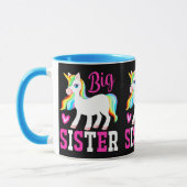 Big Sister Magical Unicorn mit Rainbow Mane & Schw Tasse (Links)