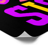 Big Sister Magical Unicorn Poster (Ecke)