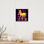 Big Sister Magical Unicorn Poster (Küche)