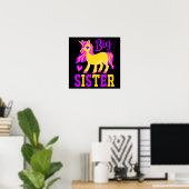 Big Sister Magical Unicorn Poster (Heimbüro)