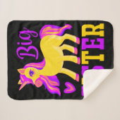 Big Sister Magical Unicorn Sherpadecke (Vorderseite (Horizontal))