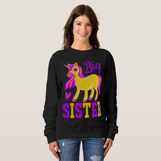 Big Sister Magical Unicorn Sweatshirt (Vorne ganz)