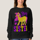 Big Sister Magical Unicorn Sweatshirt (Vorderseite)