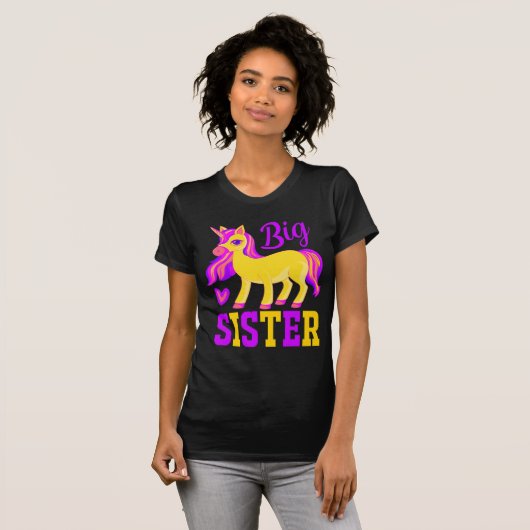 Big Sister Magical Unicorn T-Shirt (Vorne ganz)