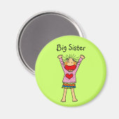 Big Sister Magnet (Vorderseite/Rückseite)