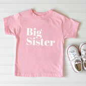 Big Sister | Matching Sibling Family Baby T-shirt