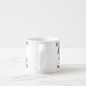 Big Sister mit Baby Brother Geschenken Espressotasse (Rückseite)