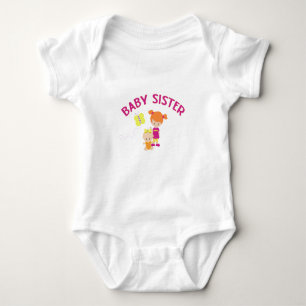 Big Sister mit Baby Schwester Proud Schwester Strampler