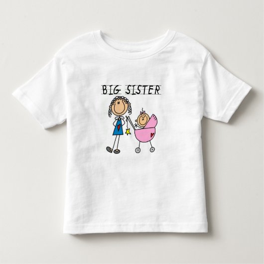 Big Sister mit Little Sis Tshirts (Vorderseite)