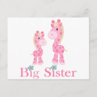 Big Sister Pink Giraffen
