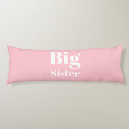 Big Sister Pink White Girl's Seitenschläferkissen