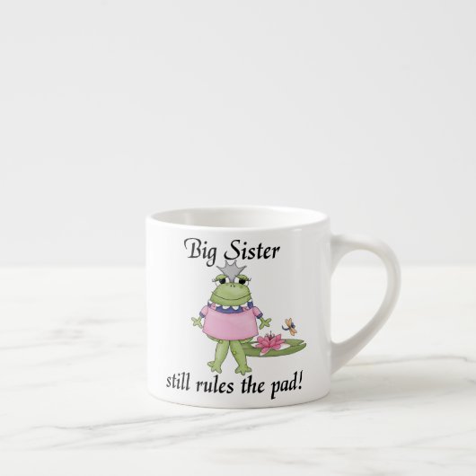 Big Sister regiert die Pad-Geschenke Espressotasse (Rechts)