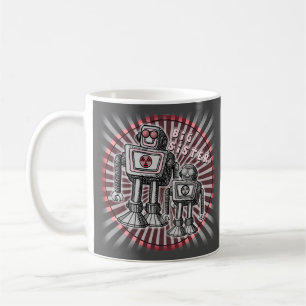 Big Sister Robot individuelle Name Tasse