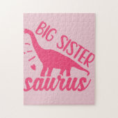 Big Sister Saurus in Pink Puzzle (Vertikal)