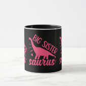 Big Sister Saurus in Pink Tasse (Zentrum)