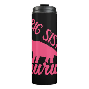Big Sister Saurus in Pink Thermosbecher