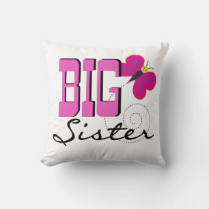 Big Sister - Schmetterlingsgeschenke Kissen