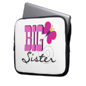 Big Sister - Schmetterlingsgeschenke Laptopschutzhülle (Vorderseite Links)