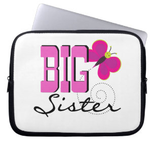 Big Sister - Schmetterlingsgeschenke Laptopschutzhülle