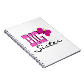 Big Sister - Schmetterlingsgeschenke Notizblock (Rechte Seite)