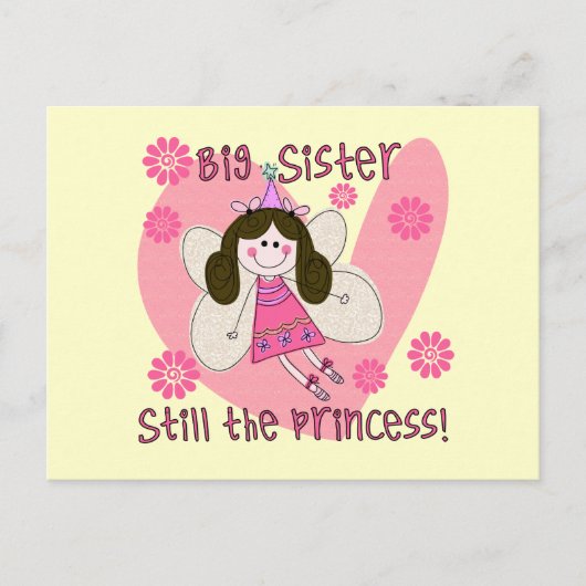 Big Sister Still the Princess Postkarte (Vorderseite)
