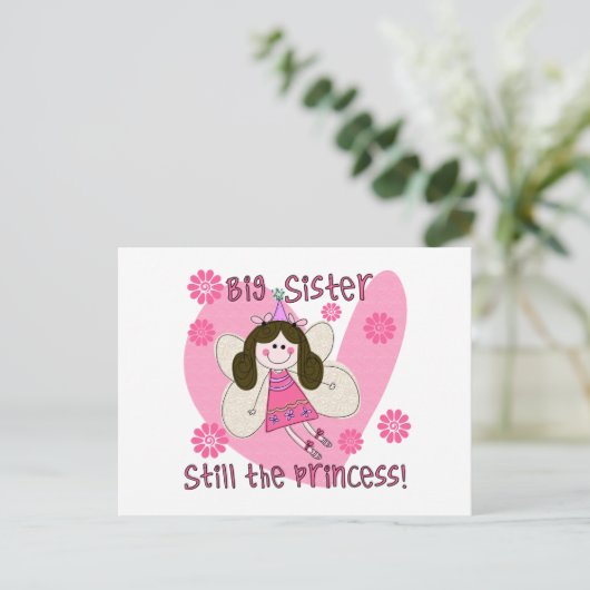 Big Sister Still the Princess Postkarte (Stehend Vorderseite)