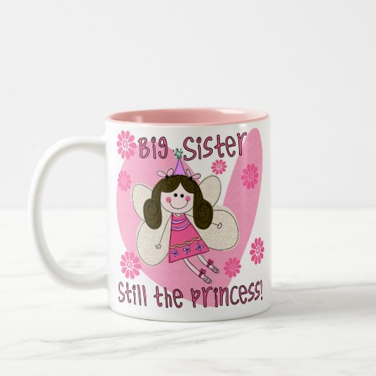 Big Sister Still the Princess Zweifarbige Tasse (Links)