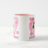 Big Sister Still the Princess Zweifarbige Tasse (Mittel)