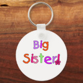 Big Sister T - Shirt und Geschenke Schlüsselanhänger (Vorderseite)