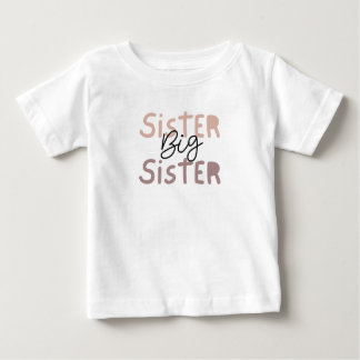 Big Sister Tee. Companion to Lil' Sister Tee