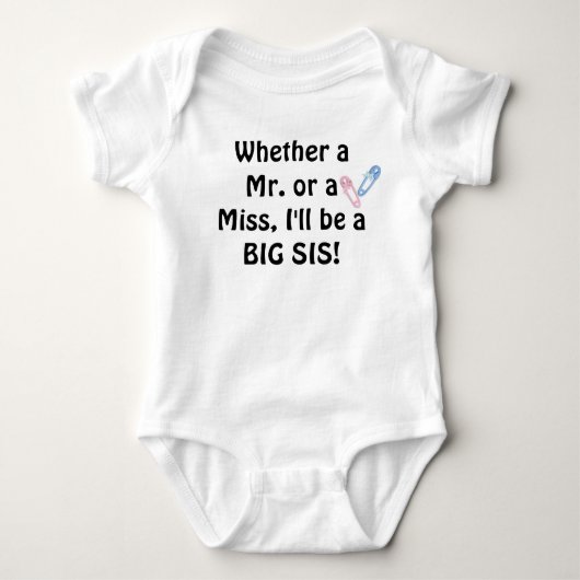 Big Sister Tee Shirt (Vorderseite)