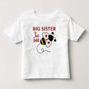 Big Sister to Bee Kleinkind T-shirt