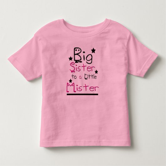 Big Sister Toddler Ringer-T - Shirt (Vorderseite)