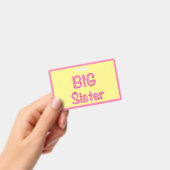 Big Sister Typografie Ausweis (Handheld)