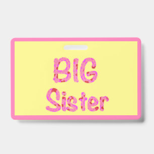 Big Sister Typografie Ausweis