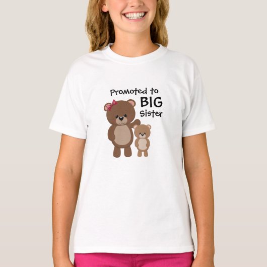 Big Sister Werbeaktion | Teddybären T-Shirt (Vorderseite)