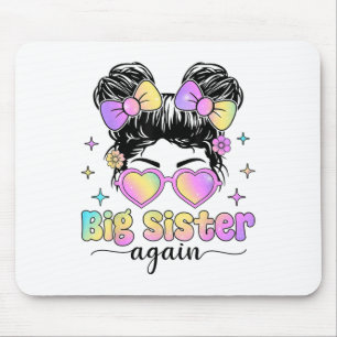 Big Sister wieder Messy Bun Big Sister Girls Toddl Mousepad