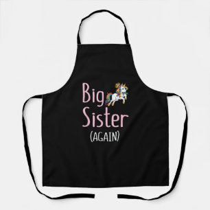 Big Sister Wieder Unicorn Girls Kinder Big Sister  Schürze