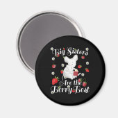 Big Sisters Berry Best - Mouse Strawberry Pub Magnet (Vorderseite/Rückseite)