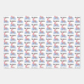 Big Sisters Give the Best Hugs - Moon Bunny Geschenkpapier Set (Vorderseite 2)