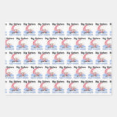 Big Sisters Give the Best Hugs - Moon Bunny Geschenkpapier Set (Vorderseite)