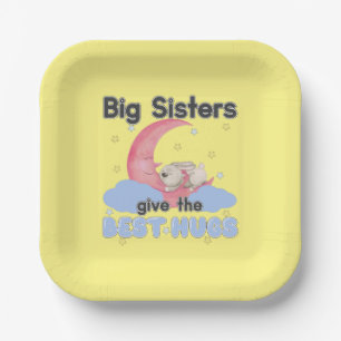 Big Sisters Give the Best Hugs - Moon Bunny Pappteller