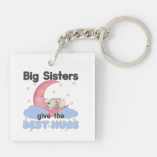 Big Sisters Give the Best Hugs - Moon Bunny Schlüsselanhänger