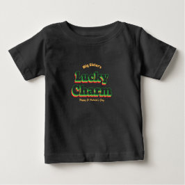 Big Sister's Lucky Charm St. Patrick's Day Baby T-shirt