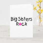 Big Sisters Rock Karte (Gelbe Blume)