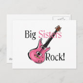 Big Sisters Rock Postkarte (Vorne/Hinten)