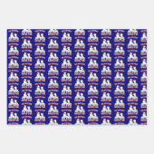 Big Sisters sind Snow Much Fun - Snowman Pun Geschenkpapier Set (Vorderseite 2)