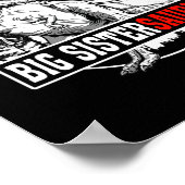 Big Sistersaurus T Rex Dinosaurs Funny Saurus Poster (Ecke)