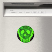 Big Skull (nah hoch) Kühlschrankmagnet (In Situ (Geschirrspüler))